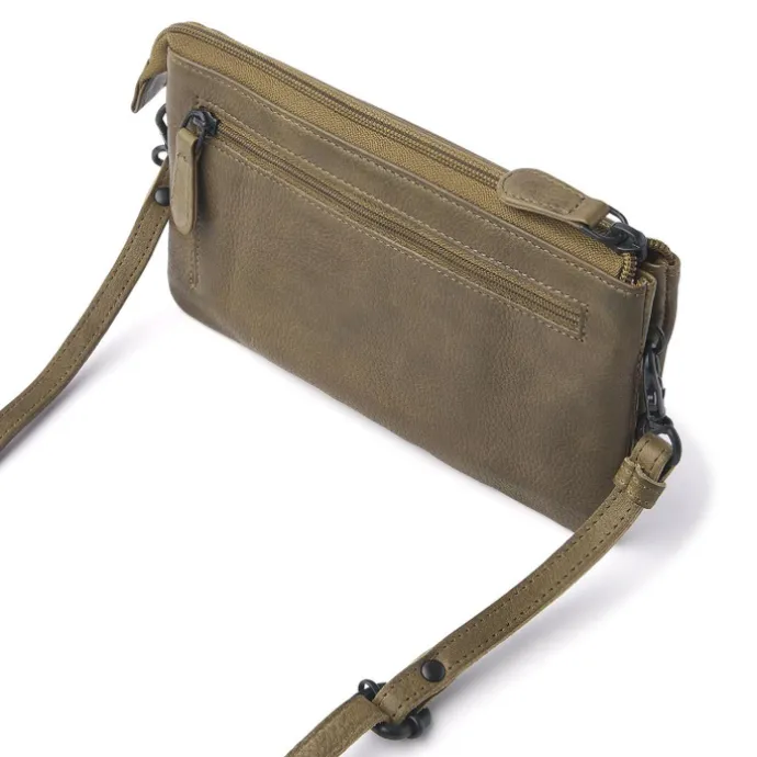 dR Amsterdam Tampa Schoudertas / Clutch olive