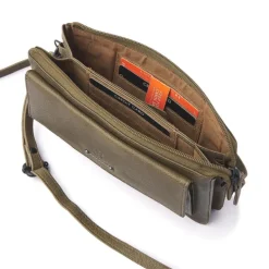 dR Amsterdam Tampa Schoudertas / Clutch olive