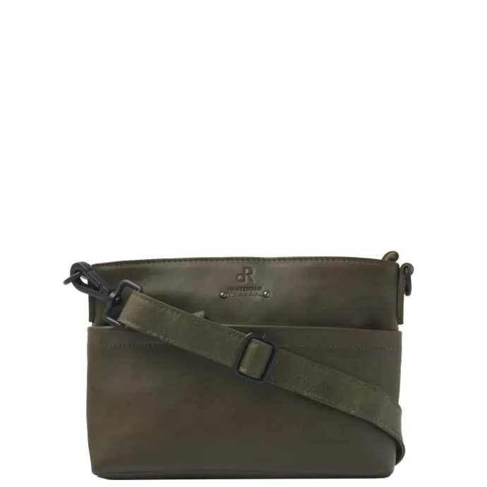 dR Amsterdam Tampa Schoudertas V olive