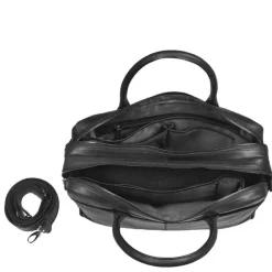 DSTRCT Fletcher Street Business Laptoptas 15.6 inch + Sleutelhanger zwart