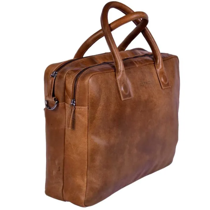 DSTRCT Fletcher Street Workingbag 15.6" cognac