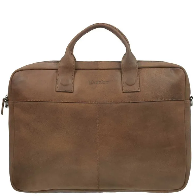 DSTRCT Fletcher Street Workingbag 17" cognac