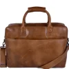 DSTRCT Fletcher Street Workingbag 17" cognac2