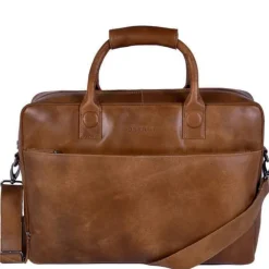 DSTRCT Fletcher Street Workingbag 17" cognac2