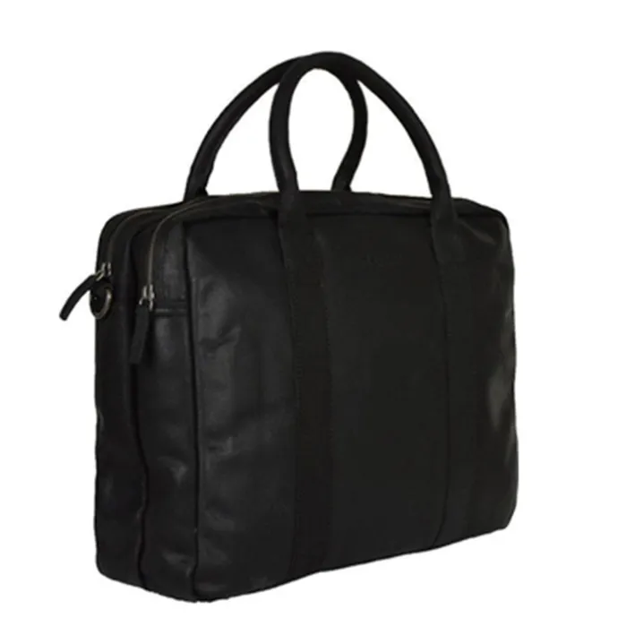 DSTRCT Limited Double Zip 15'' Laptoptas zwart