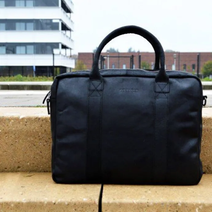 DSTRCT Limited Double Zip 15'' Laptoptas zwart