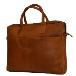 DSTRCT Limited Laptoptas 17'' cognac