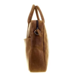 DSTRCT Limited Single Zip 15'' Laptoptas cognac