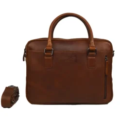 DSTRCT Premium Collection Laptopbag 14" cognac