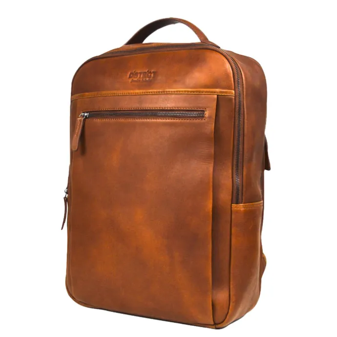 DSTRCT Premium Collection Backpack 15,6" cognac