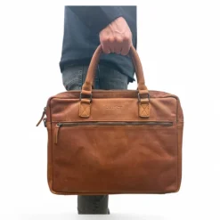 DSTRCT Preston Park Laptop Workingbag 15.6" cognac