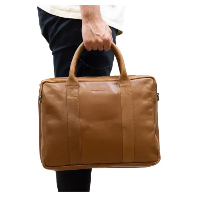 DSTRCT State Street Workingbag 15.6" cognac