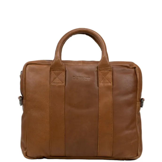 DSTRCT State Street Workingbag 13.3" cognac