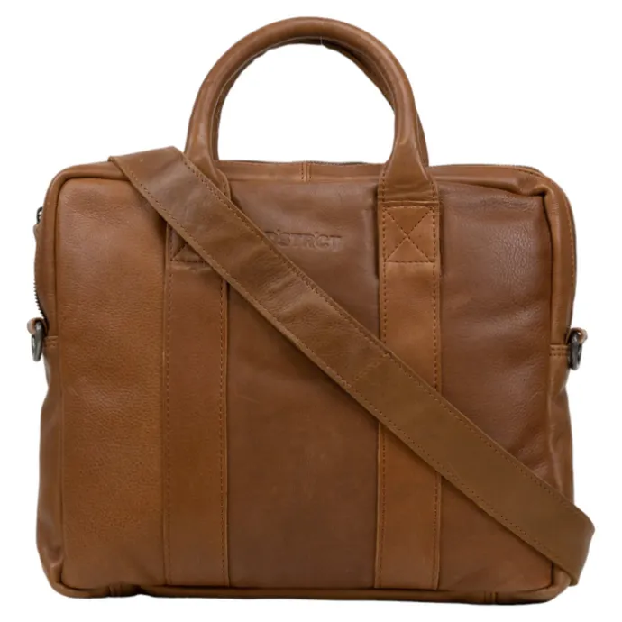DSTRCT State Street Workingbag 13.3" cognac