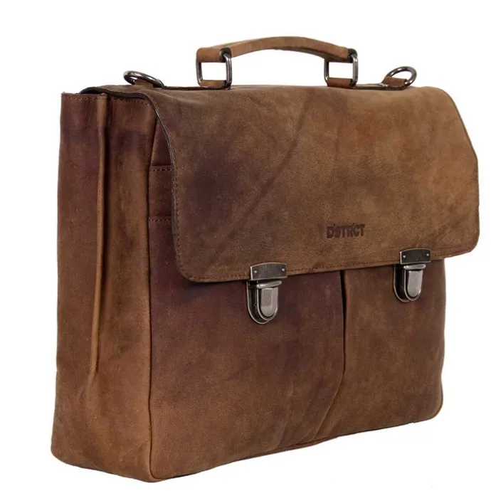 DSTRCT Wall Street Workingbag 15" brown
