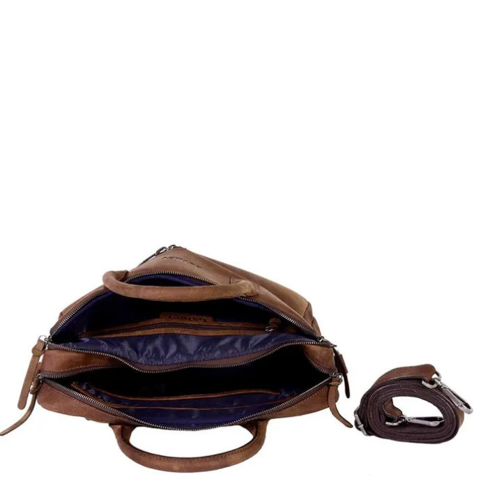 DSTRCT Wall Street Workingbag 14" brown