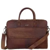 DSTRCT Wall Street Workingbag 17" brown