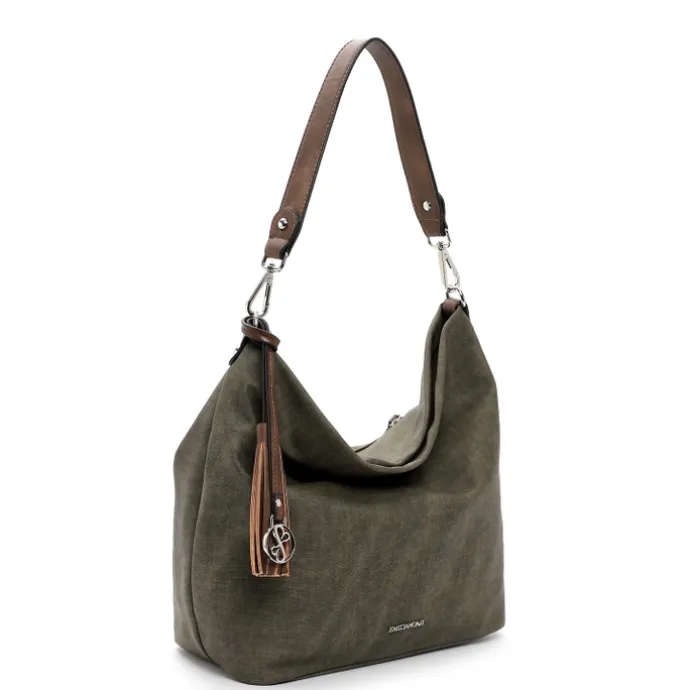 Emily & Noah Elke Handbag M oliv/cognac