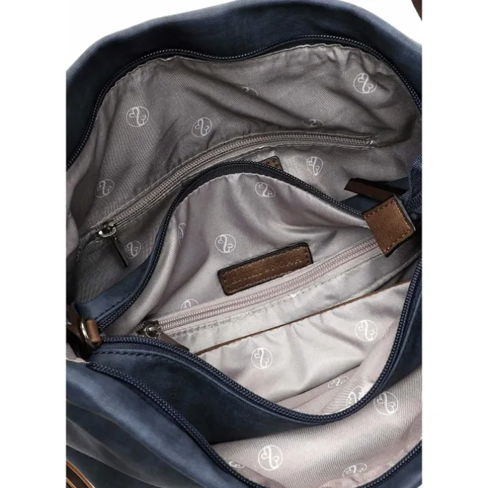Emily & Noah Elke Handtas M blue/taupe