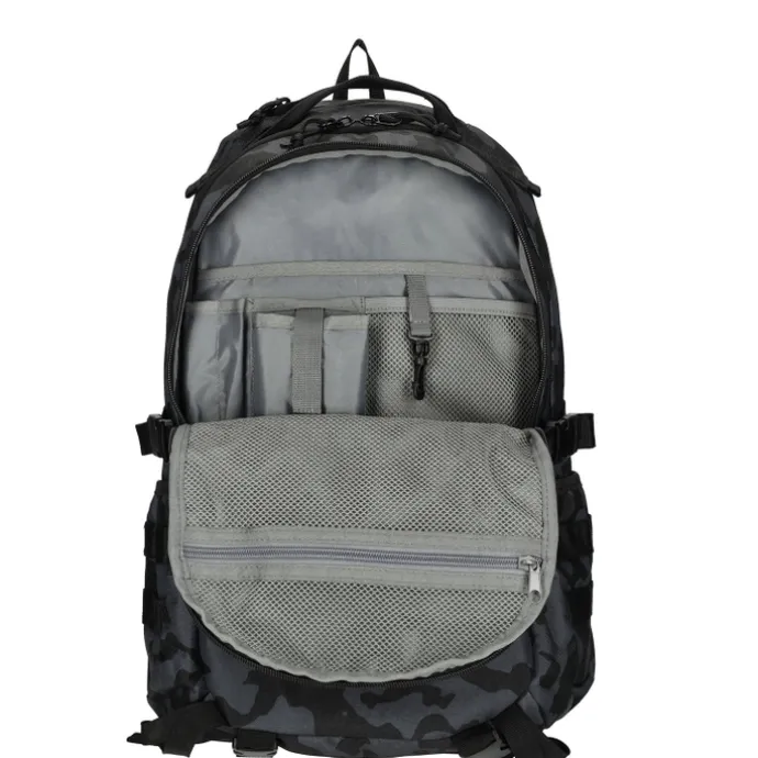 Enrico Benetti Arizona Laptop Backpack 15" black camouflage