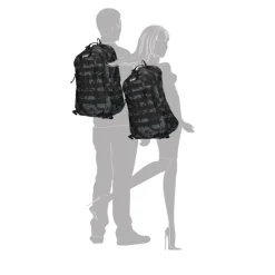 Enrico Benetti Arizona Laptop Backpack 17" black camouflage