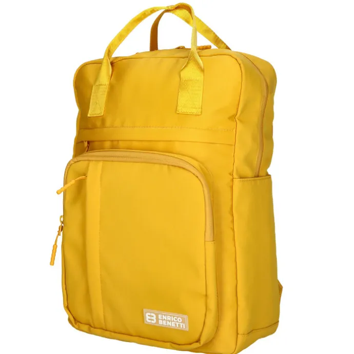 Enrico Benetti Aruba 20L Laptop Backpack 14" ochre yellow