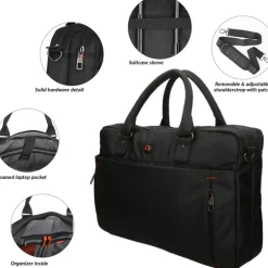 Enrico Benetti Cornell Laptop Bag 17'' champagne