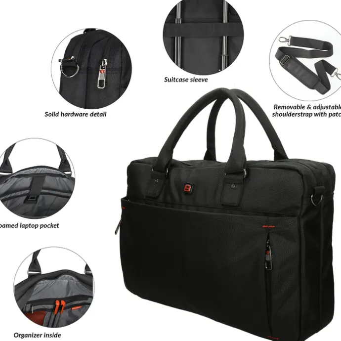 Enrico Benetti Cornell Laptop Bag 17'' black
