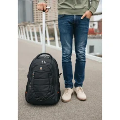 Enrico Benetti Cornell Trolley Backpack champagne
