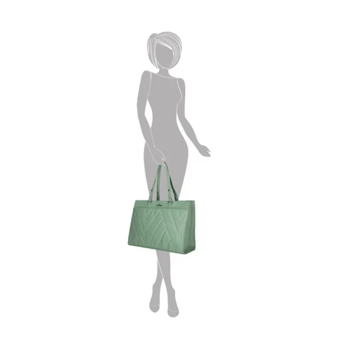 Enrico Benetti Evie Shopper 15" green