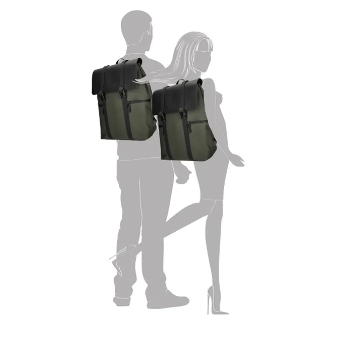 Enrico Benetti Glasgow Laptop Backpack 17" olive