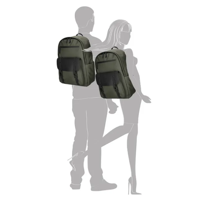 Enrico Benetti Glasgow Laptop Backpack 15" olive