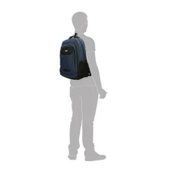 Enrico Benetti Hamburg 17'' Laptop Backpack blue