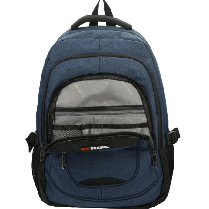 Enrico Benetti Hamburg 17'' Laptop Backpack blue