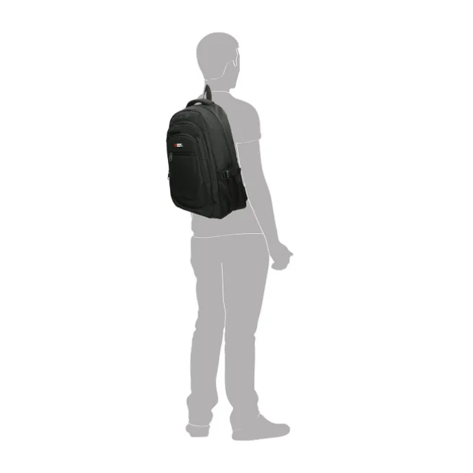 Enrico Benetti Hamburg 17'' Laptop Backpack black