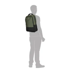 Enrico Benetti Hamburg 15" Laptop Backpack olijfgroen