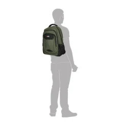 Enrico Benetti Hamburg 17" Laptop Backpack olijfgroen