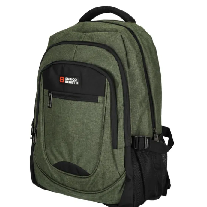 Enrico Benetti Hamburg 17" Laptop Backpack olijfgroen