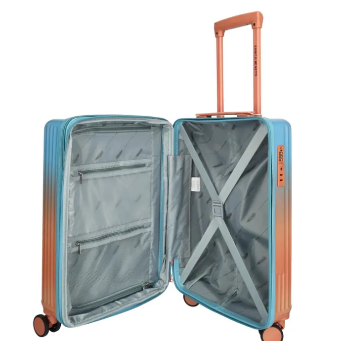 Enrico Benetti Havana Cabin Trolley 55 Expandable salmon