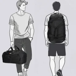 Enrico Benetti Innsbruck Duffle black