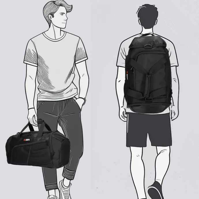Enrico Benetti Innsbruck Duffle black