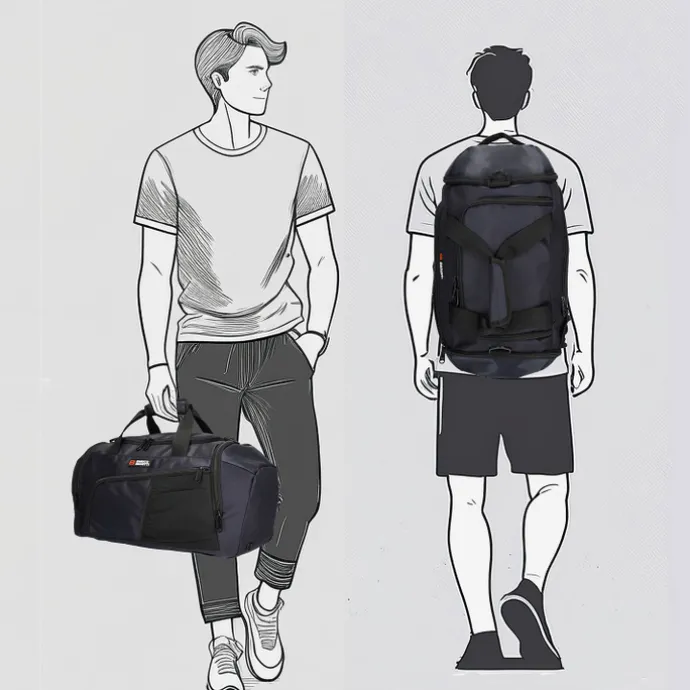 Enrico Benetti Innsbruck Duffle blue