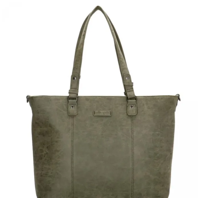 Enrico Benetti Kate 15'' Laptop Shoulderbag olijfgroen
