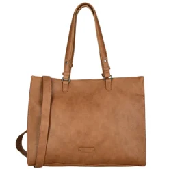 Enrico Benetti Lily Handbag 15" cognac