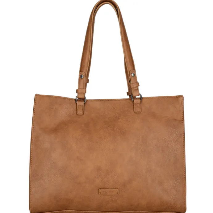 Enrico Benetti Lily Handbag 15" cognac