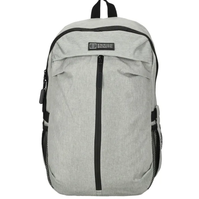 Enrico Benetti Newcastle Laptop Backpack 15" light grey