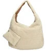 Enrico Benetti Teddy Schoudertas off white