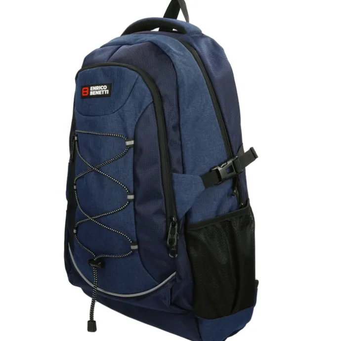 Enrico Benetti Yellow Stone 15'' Laptop Rugzak blauw