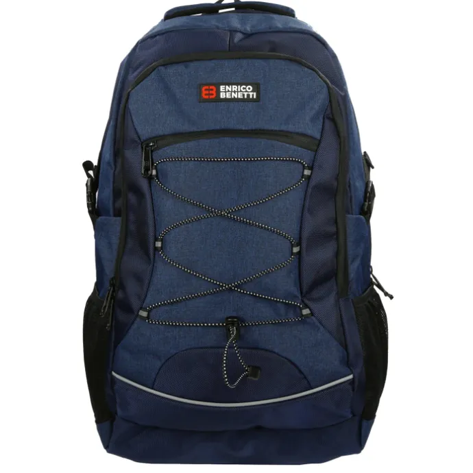 Enrico Benetti Yellow Stone 17'' Laptop Rugzak blauw