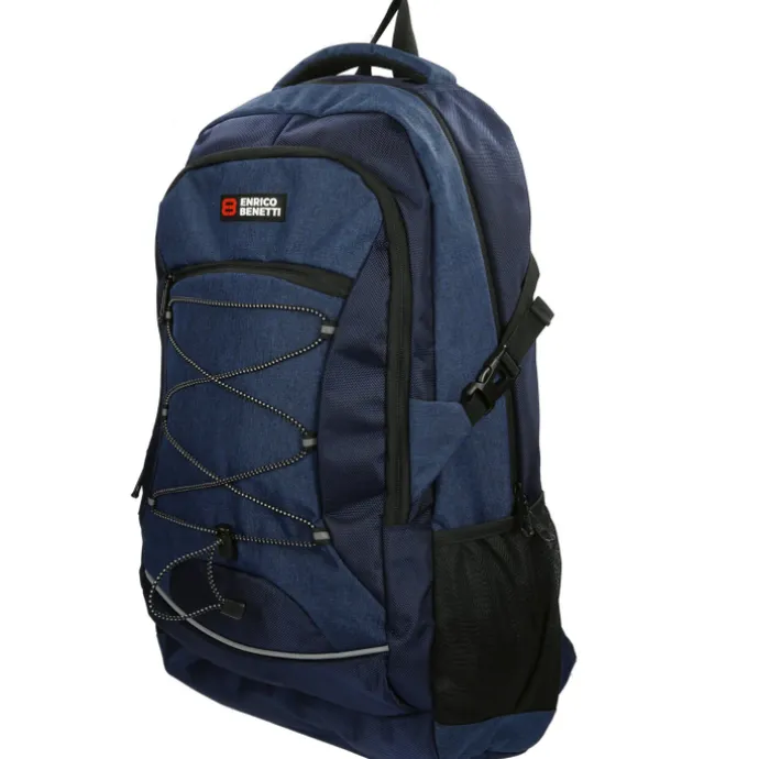 Enrico Benetti Yellow Stone 17'' Laptop Rugzak blauw